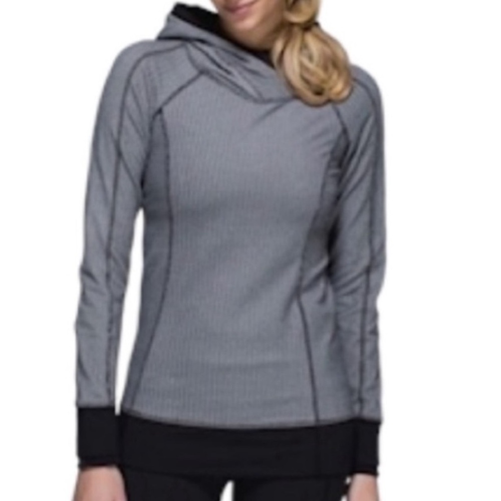Lululemon Think Fast Hoodie Herringbone